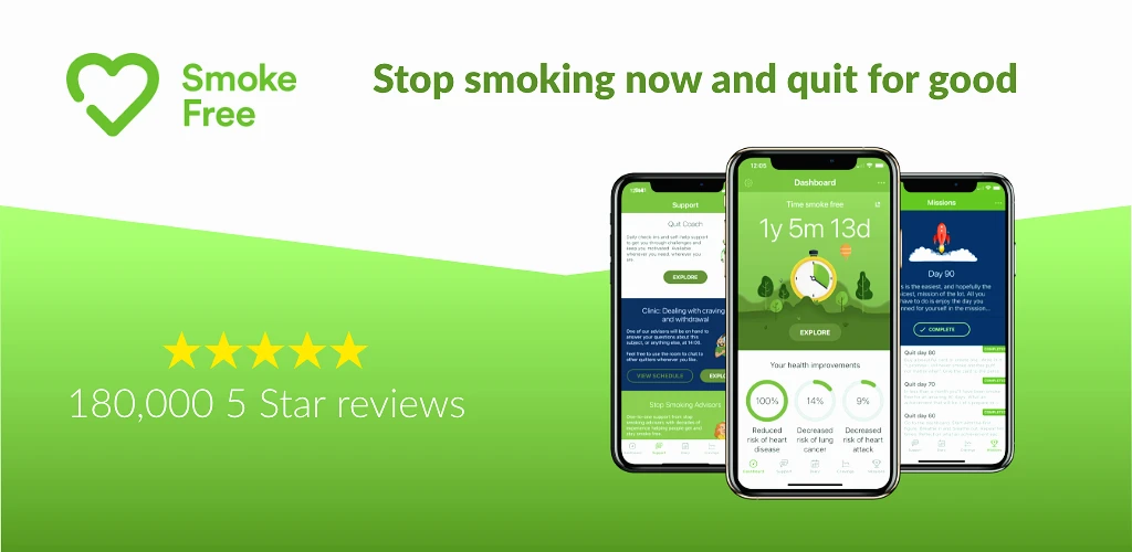 Smoke Free MOD APK Premium Unlocked